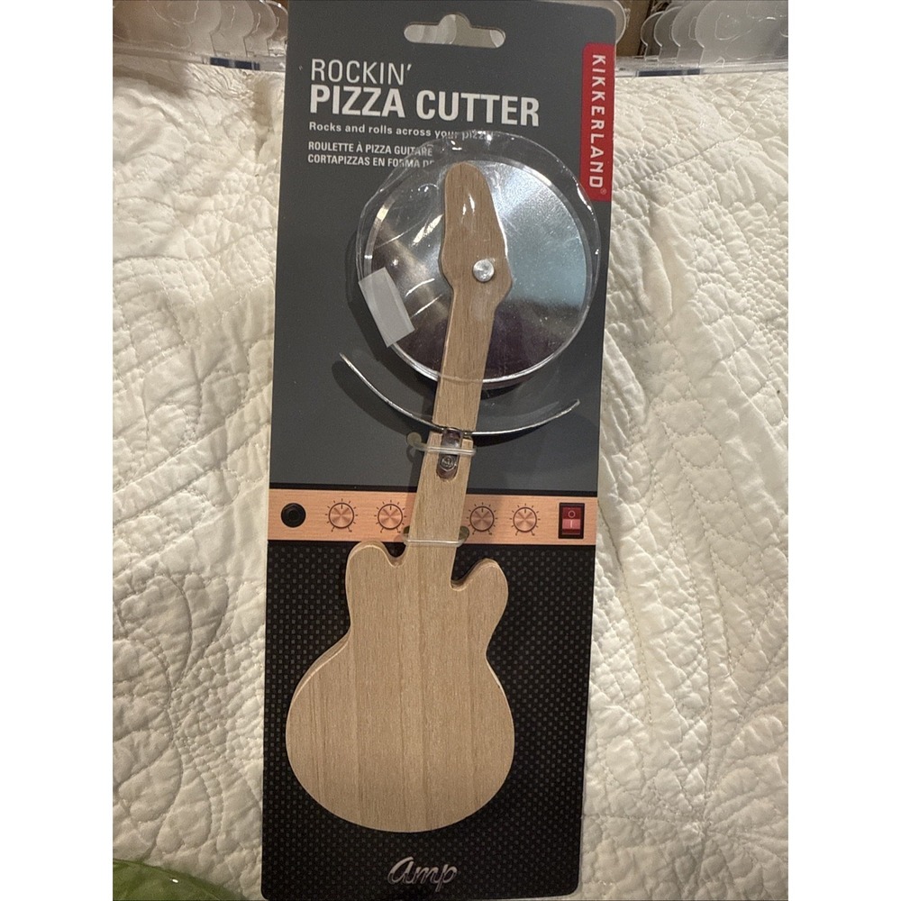 Rockin' Pizza Cutter Guitar shaped